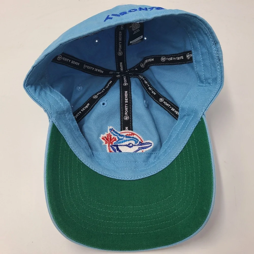 Toronto Blue Jays Hat Fitted M 47 Brand Franchise Blue MLB Baseball Logo Men